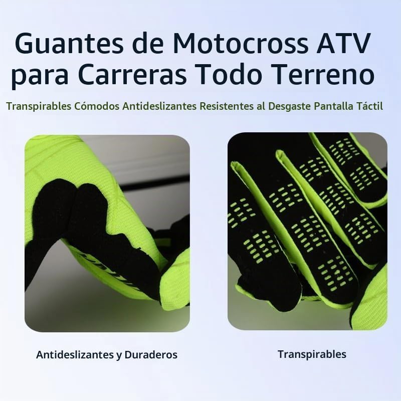 TATACLEA Spider Web - Guantes de motocicleta transpirables con dedo...