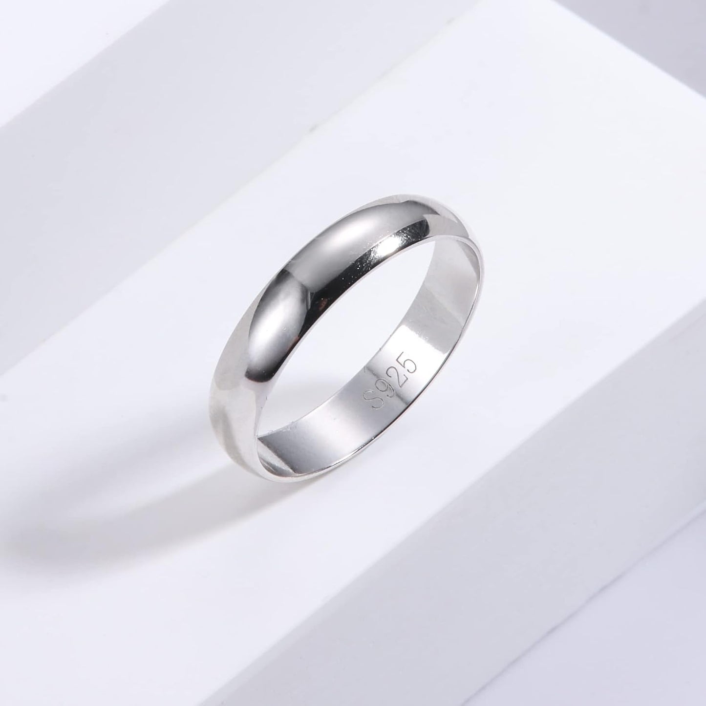 MILACOLATO Anillo de plata de ley 925 para mujeres y hombres, anill...