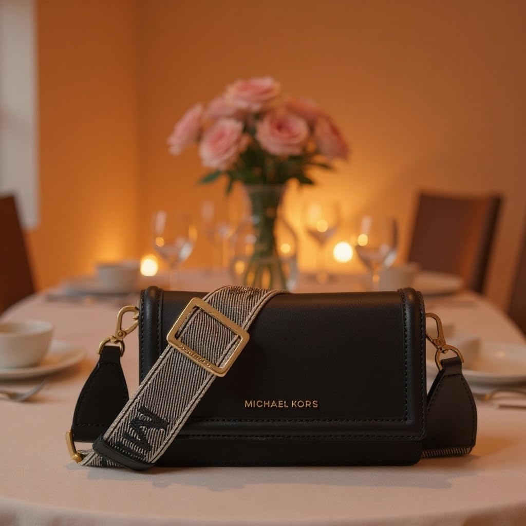 MICHAEL Michael Kors Jet Set - Correa cruzada pequeña para teléfono