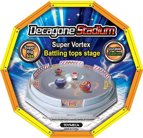 TOYMECA Decagon Battling Tops Stadium, arena grande de 25 pulgadas...