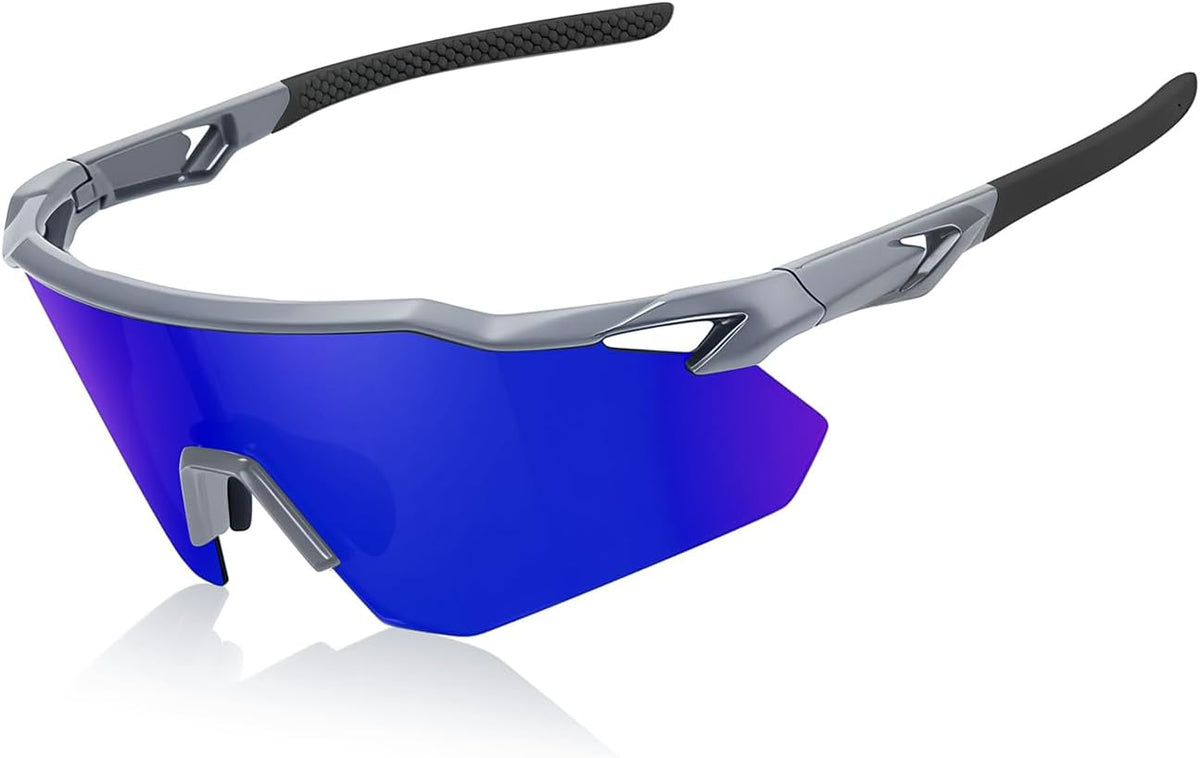 SEKKAF Gafas de sol deportivas polarizadas para hombres y mujeres,...