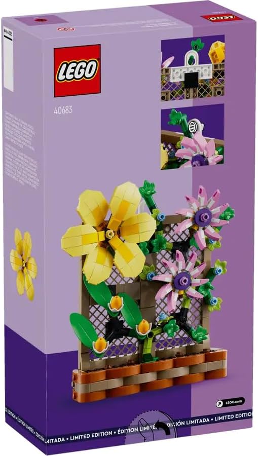 LEGO Flower Trellis Display 40683 - Juego de decoración floral de p...