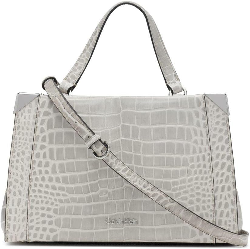 Calvin Klein Fern Triple Compartimento Satchel para mujer