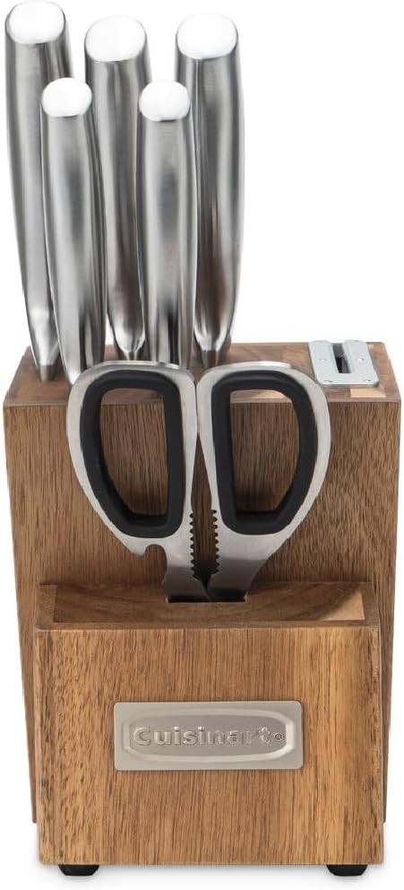 Cuisinart Juego de Cuchillos Esenciales de Acero Inoxidable de 7 Pi...