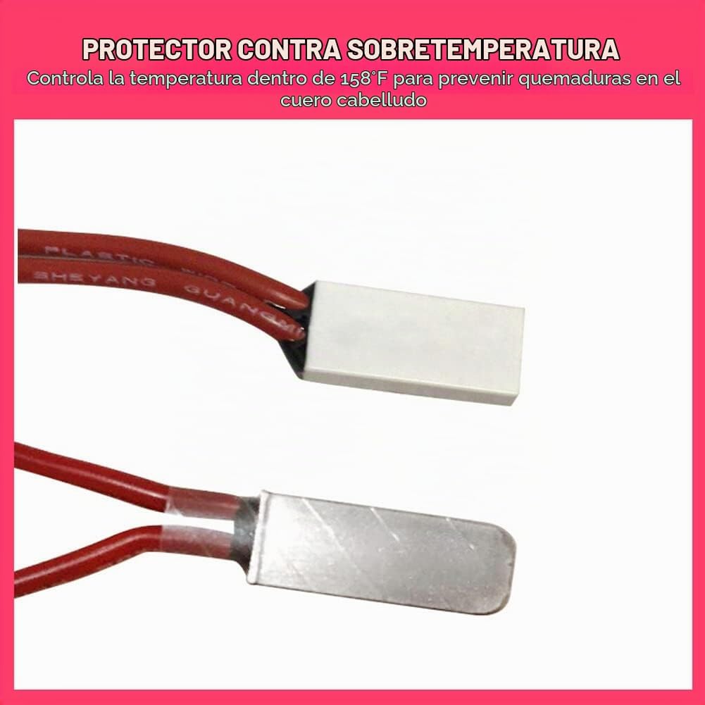 Longzhuo Vaporizador de cabello para acondicionador profundo, tapa...