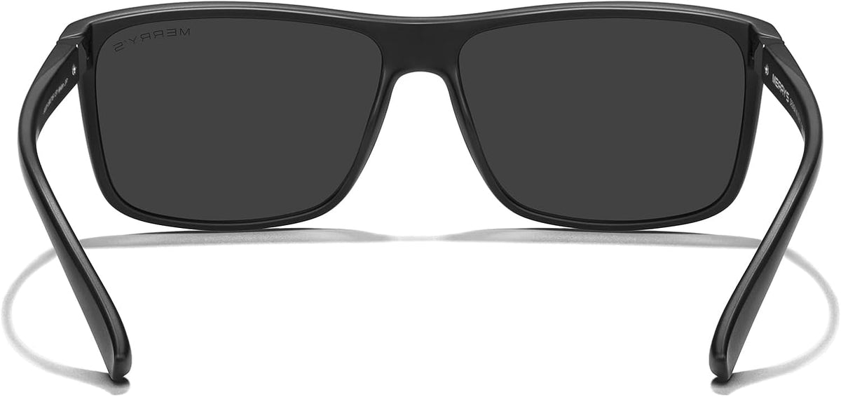 MERRY'S Gafas de sol deportivas polarizadas rectangulares para...