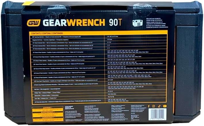 GEARWRENCH Juego de herramientas mecánicas BMC de 239 piezas 1\/4,...