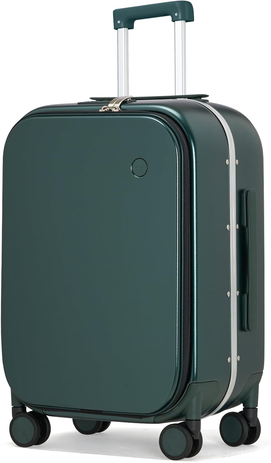 Maleta de equipaje mixi con ruedas giratorias, maleta de viaje con...