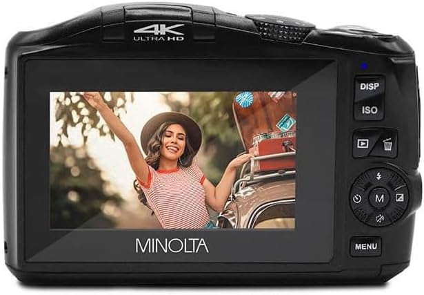 Minolta MND55 64MP VLOG Cámara digital, vídeo 4K 60FPS, zoom 16X (n...