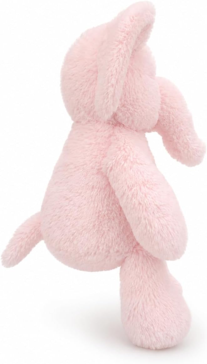 WEIGEDU Juguete de peluche de elefante rosa, 15,7 pulgadas | Orejas...