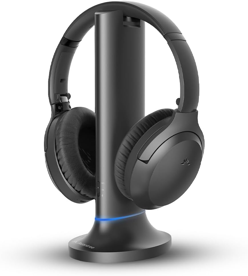 Avantree Opera Plus - Auriculares inalámbricos para TV con entrada...