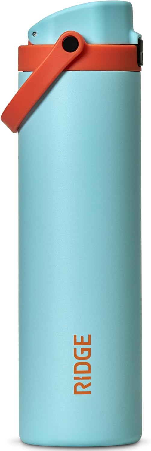 Ridge Botella de agua - 24oz, doble pared, acero inoxidable 18\/8 (...