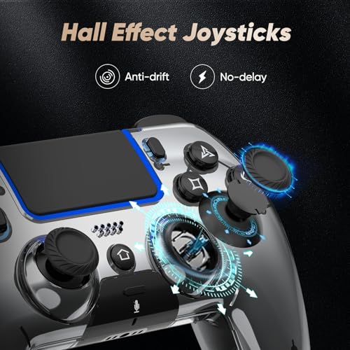BETMI Controlador inalámbrico para PS5\/PS5 Pro\/Slim\/PC\/Steam De...