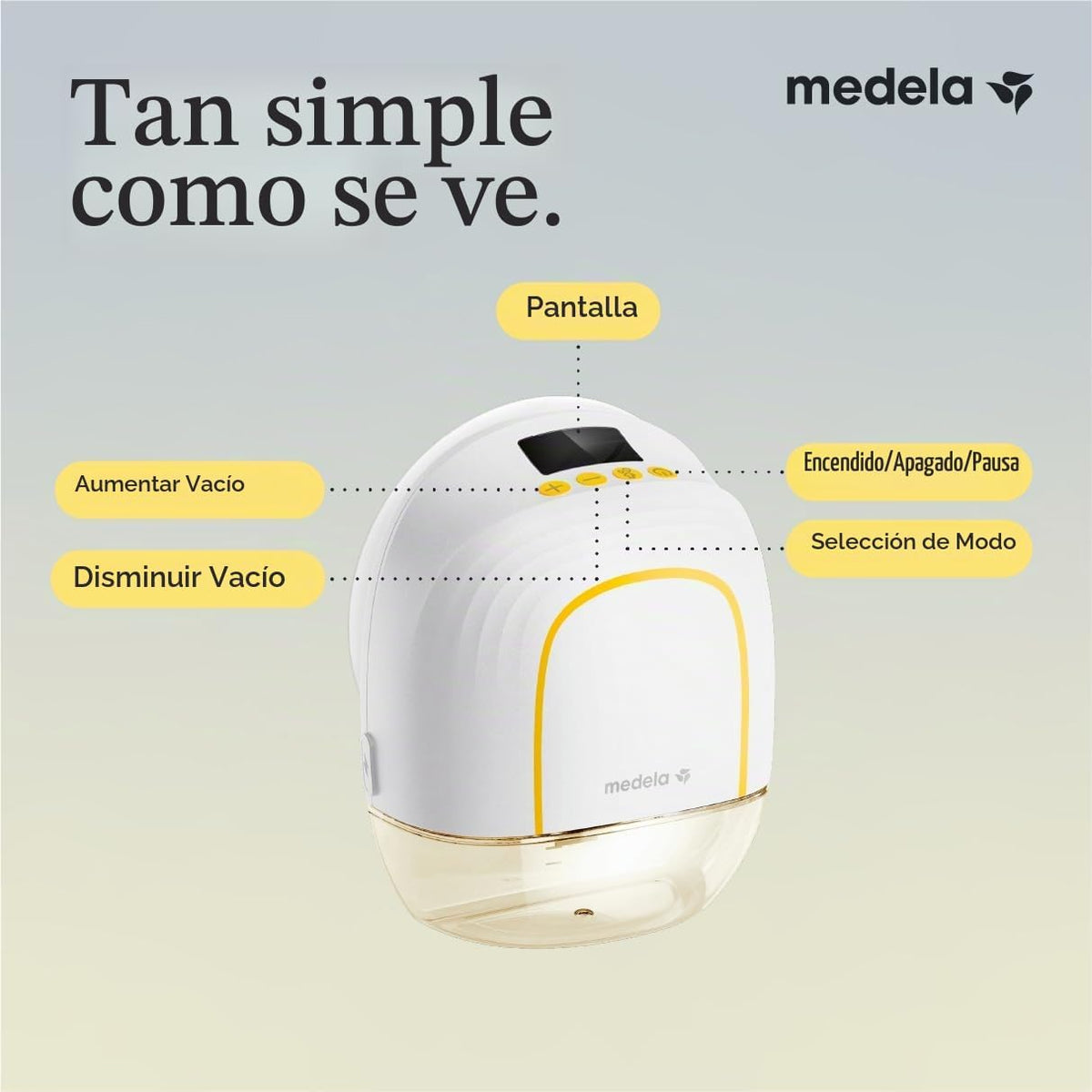 Medela Melody InBra Extractor de leche eléctrico doble manos libres...