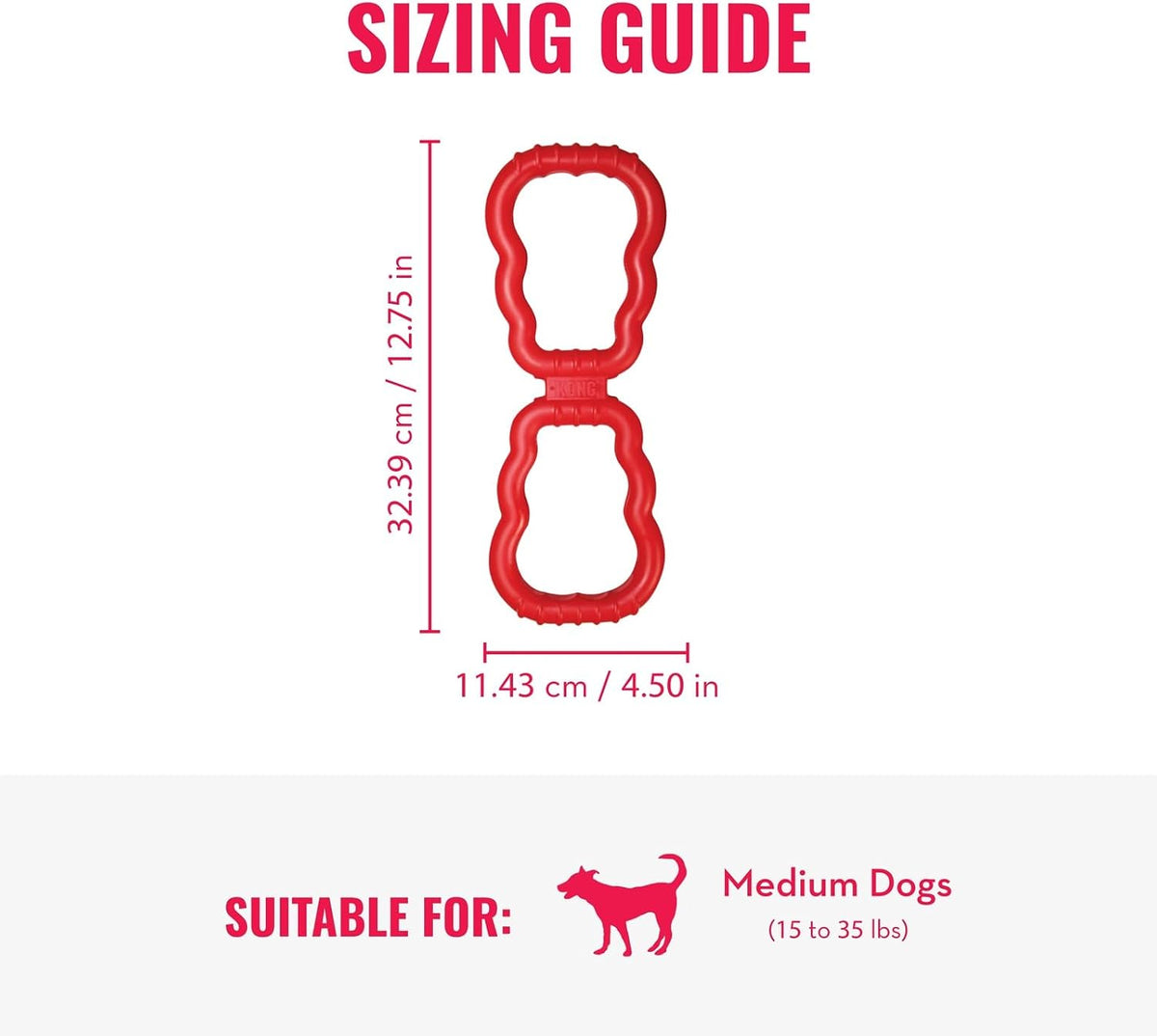 KONG Juguete de remolcador, suministros para perros de tira y afloj...