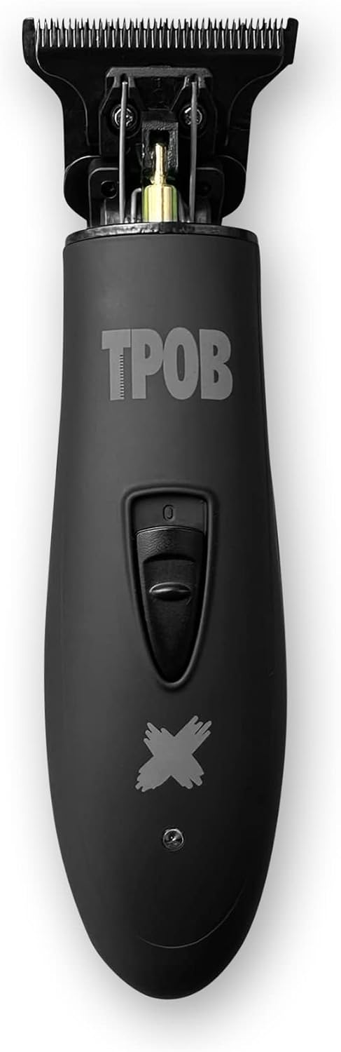 TPOB Slime 2 Ajustador de corte y afeitadora negra para hombres, co...