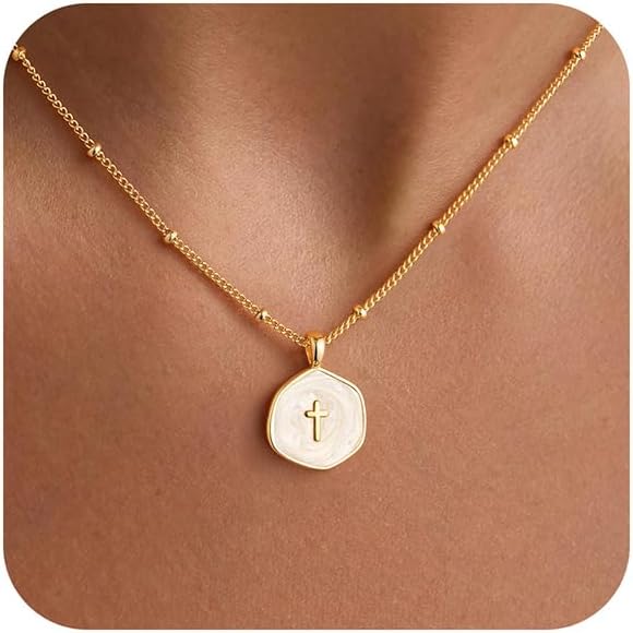 M MOOHAM Regalos de Pascua para mujer, cesta de Pascua, collar de m...