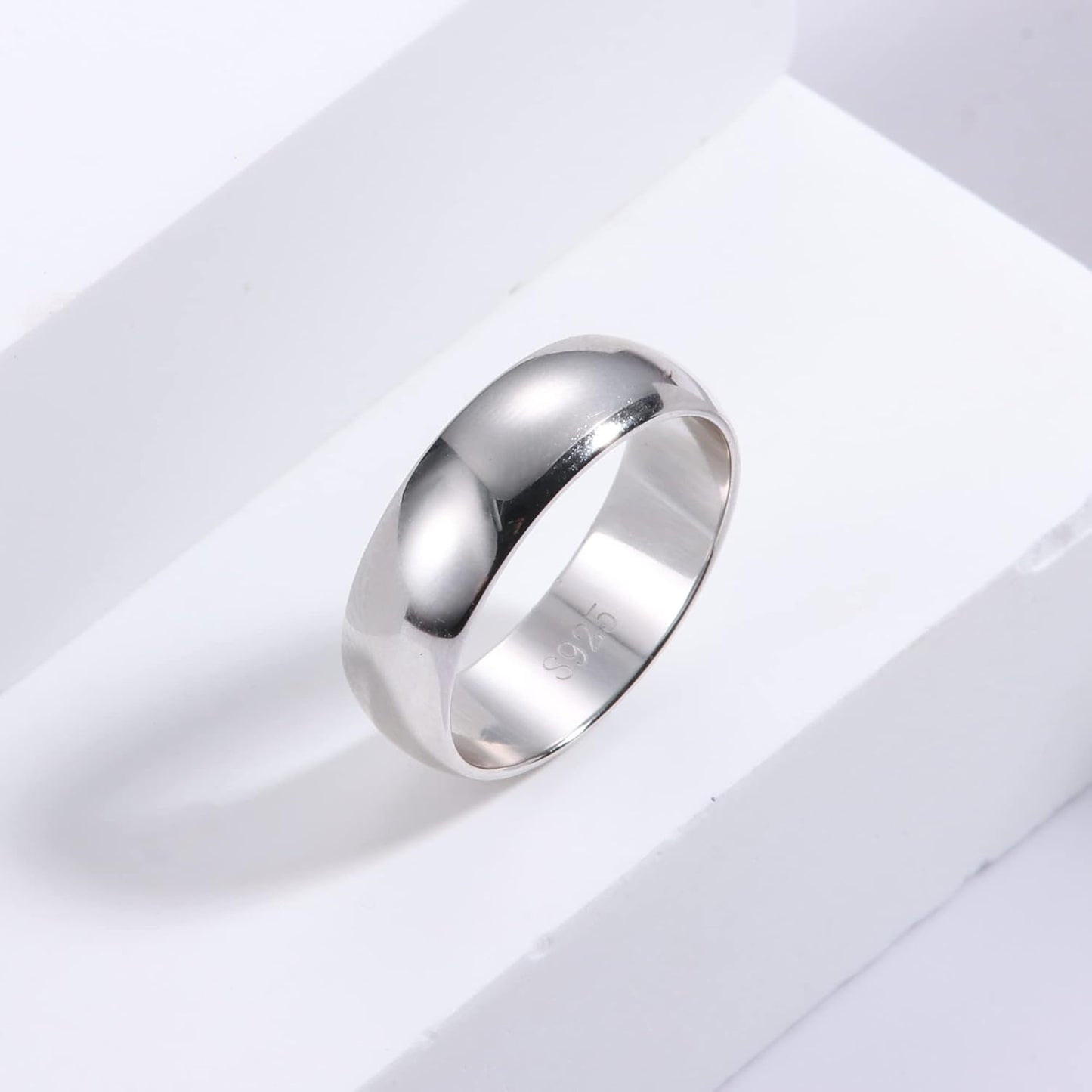 MILACOLATO Anillo de plata de ley 925 para mujeres y hombres, anill...