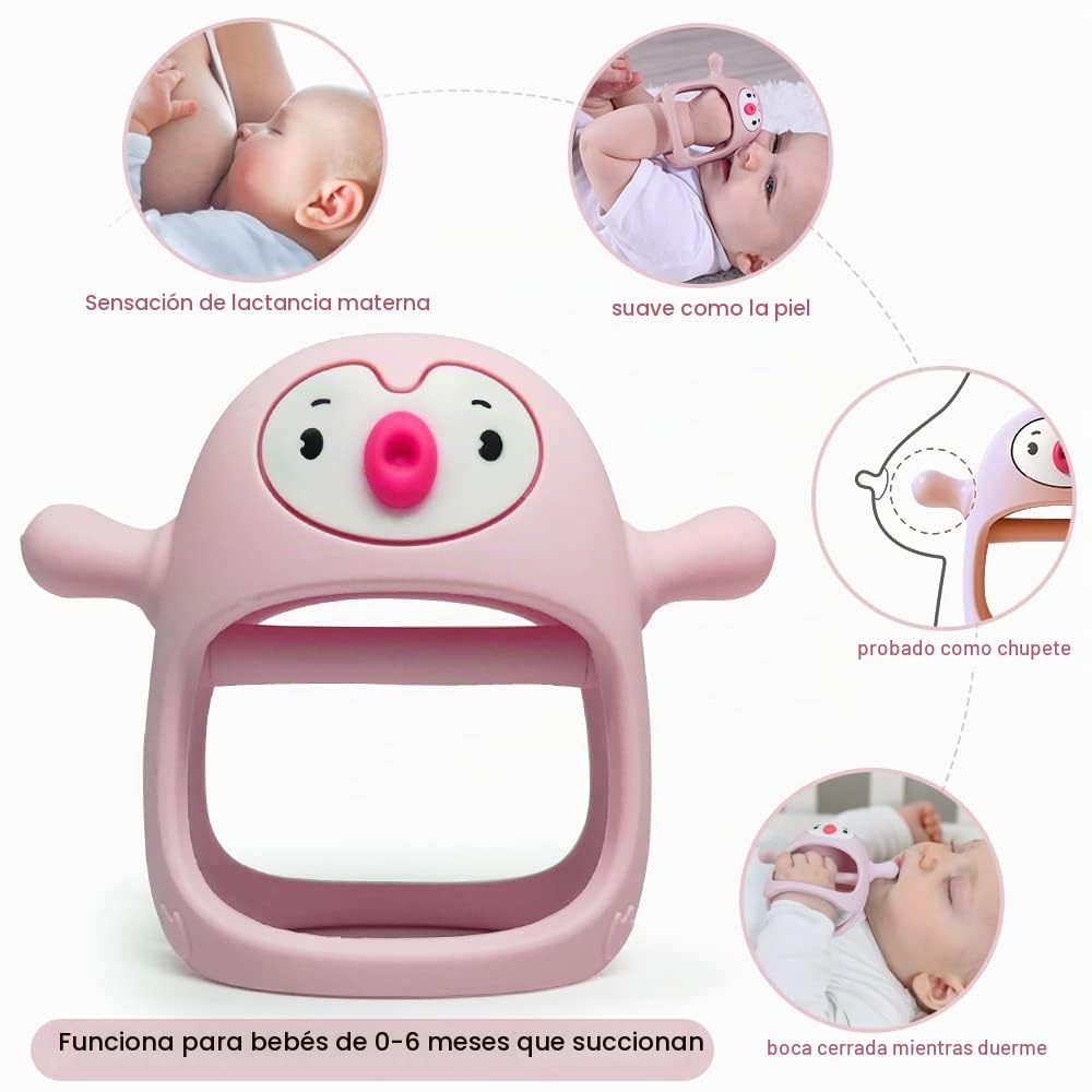 Smily Mia Juguete de Dentición para Bebé | Mordedor de Pingüino par...