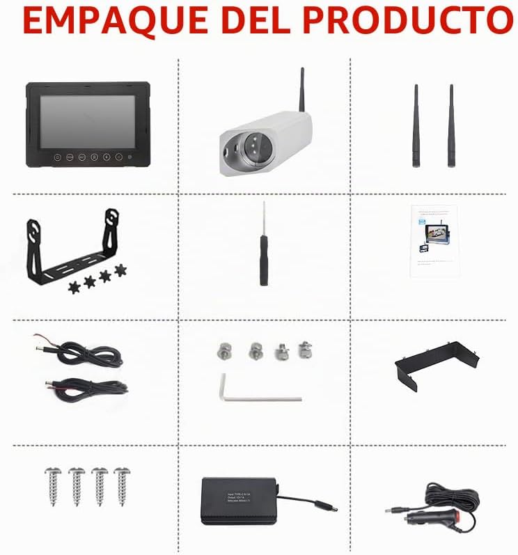 Batería magnética inalámbrica 9600mA de la cámara de visión frontal...