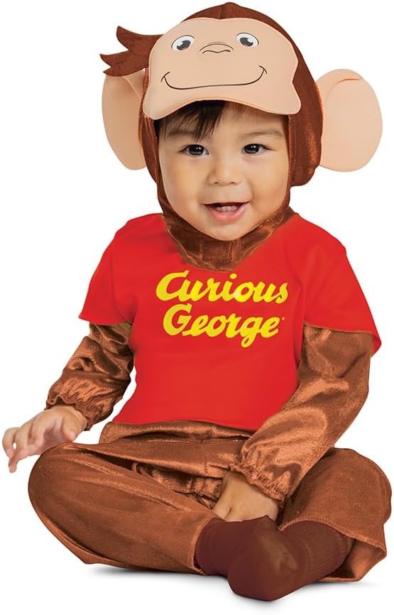 Disguise Disfraz de George curioso para niños, disfraz oficial de G...