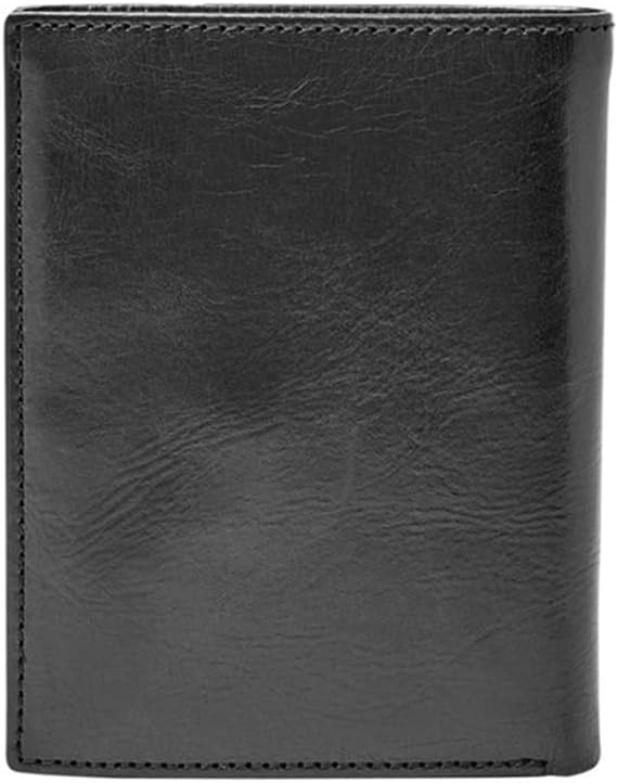 Fossil Cartera combinada internacional para hombre, Ryan Negro, Tal...