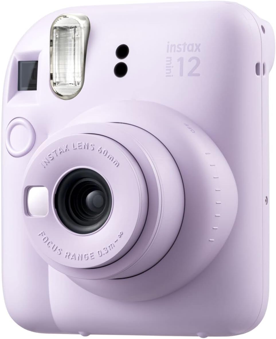 Fujifilm Instax Mini 12 - Cámara de película instantánea lila púrpu...