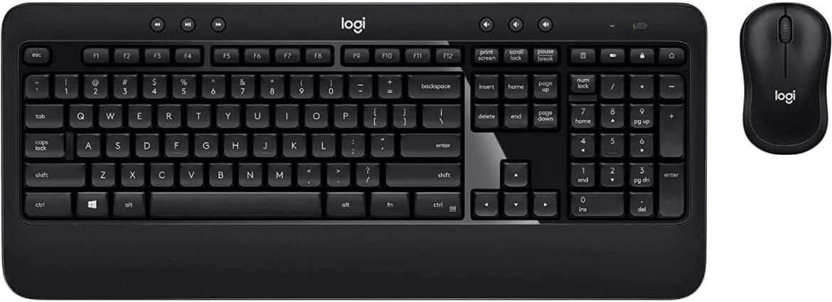 Logitech Teclado y mouse inalámbricos combinados avanzados