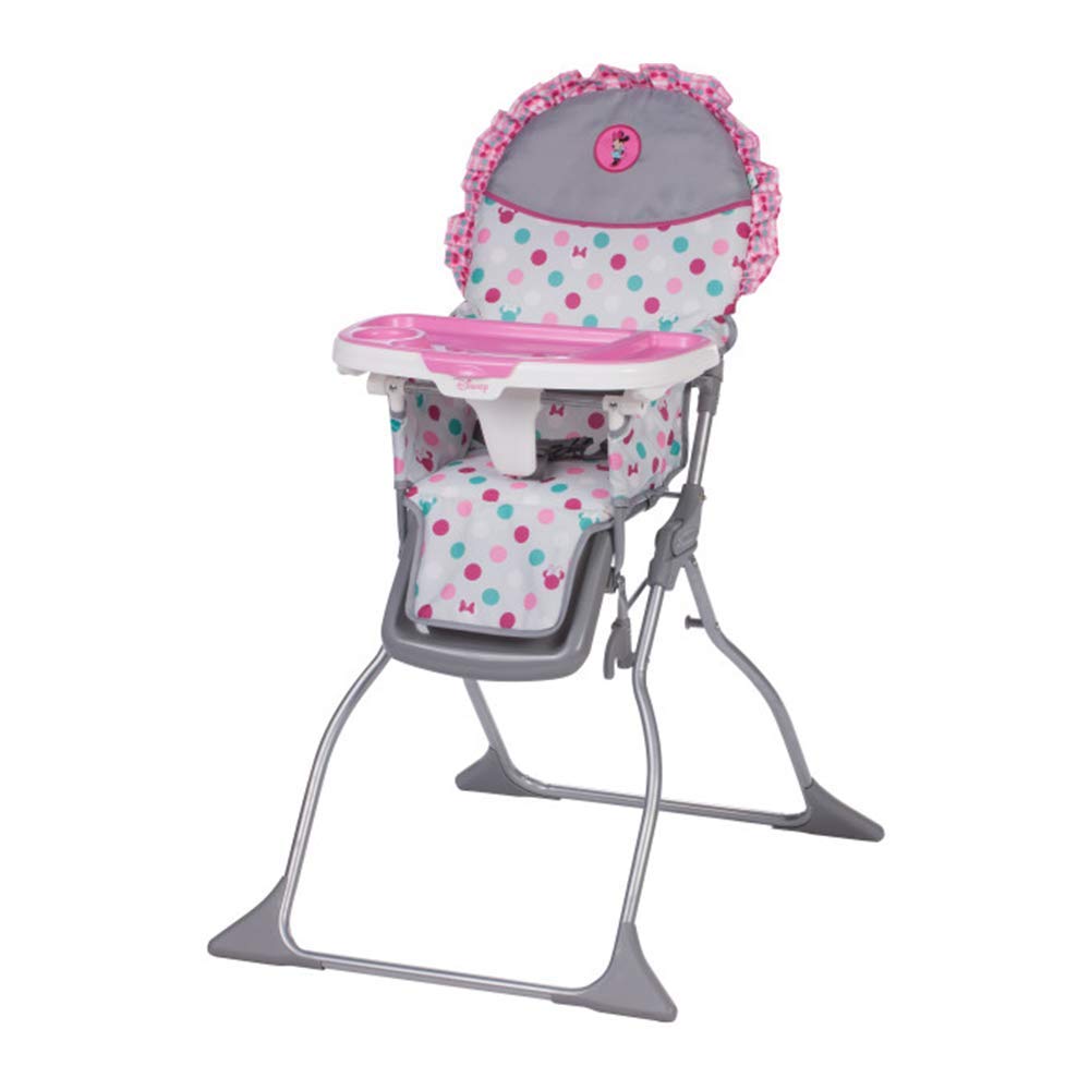 Disney Baby Silla alta Simple Fold Plus, Minnie Dot Fun