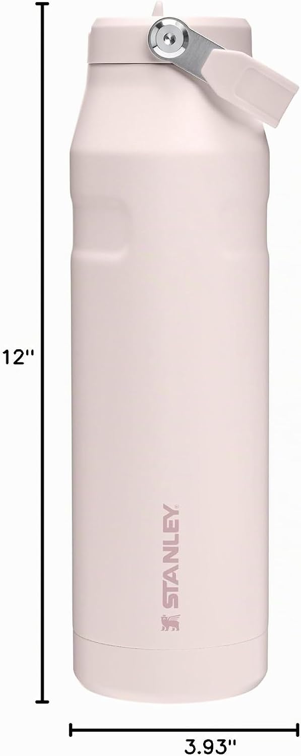 STANLEY - Botella de agua IceFlow Flip Straw 2.0 con pajilla abatib...