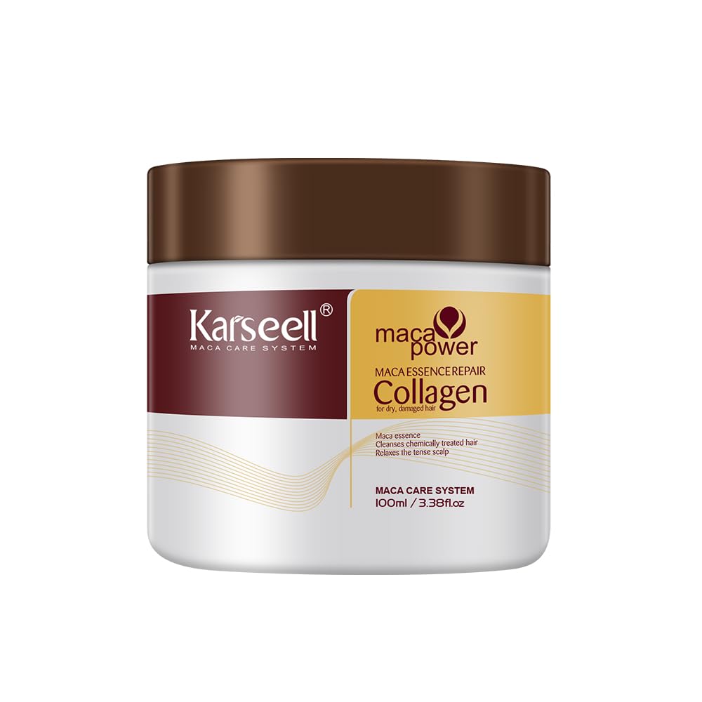 Karseell 100ml 3.38floz Tratamiento capilar de colágeno con aceite...