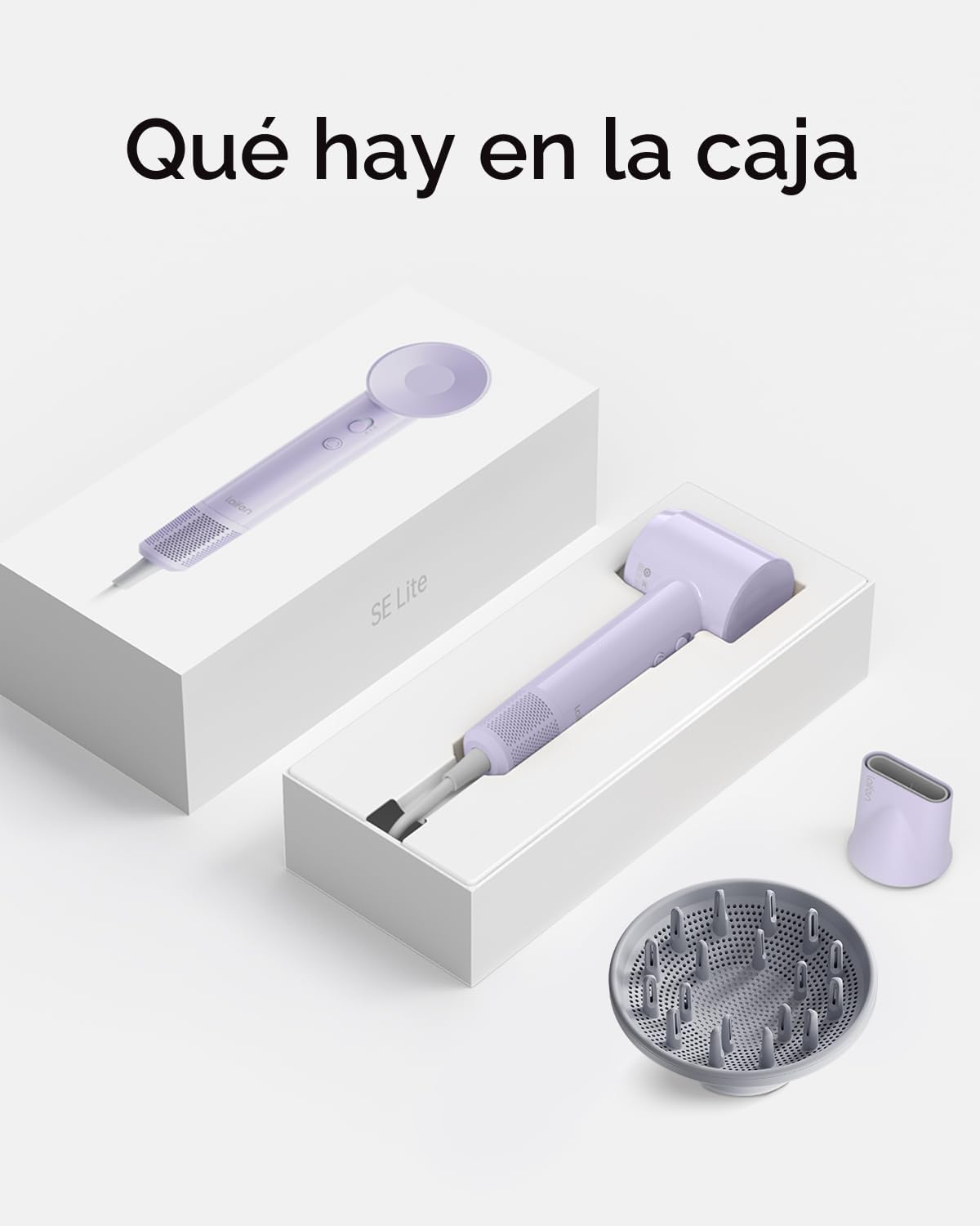 Laifen SE Lite - Secador de pelo iónico de alta velocidad con difus...