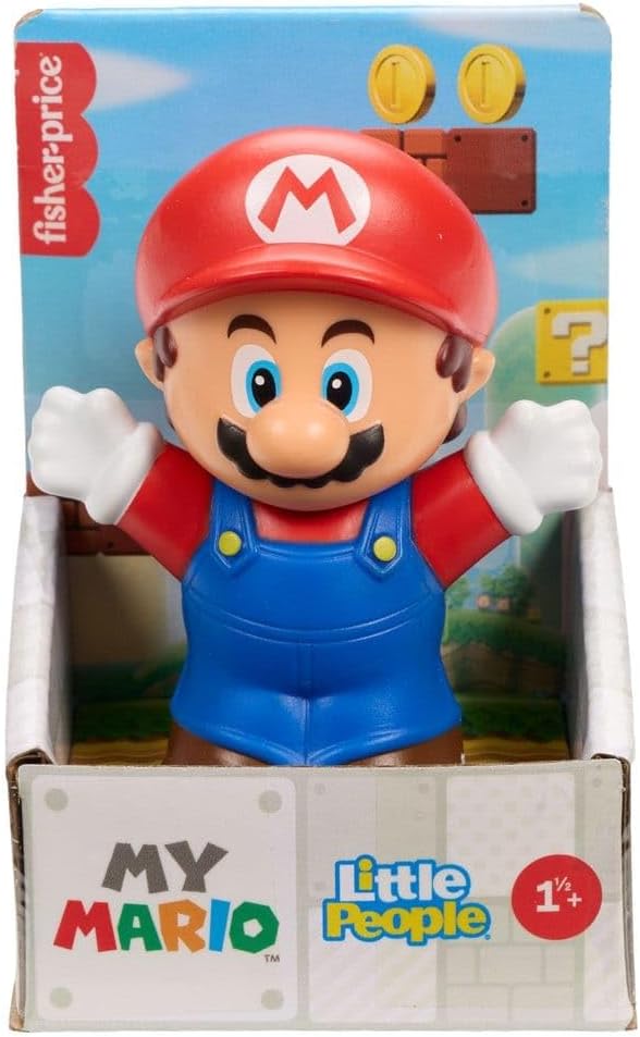 My Mario Fisher-Price Little People - Figuras de acción para niños...