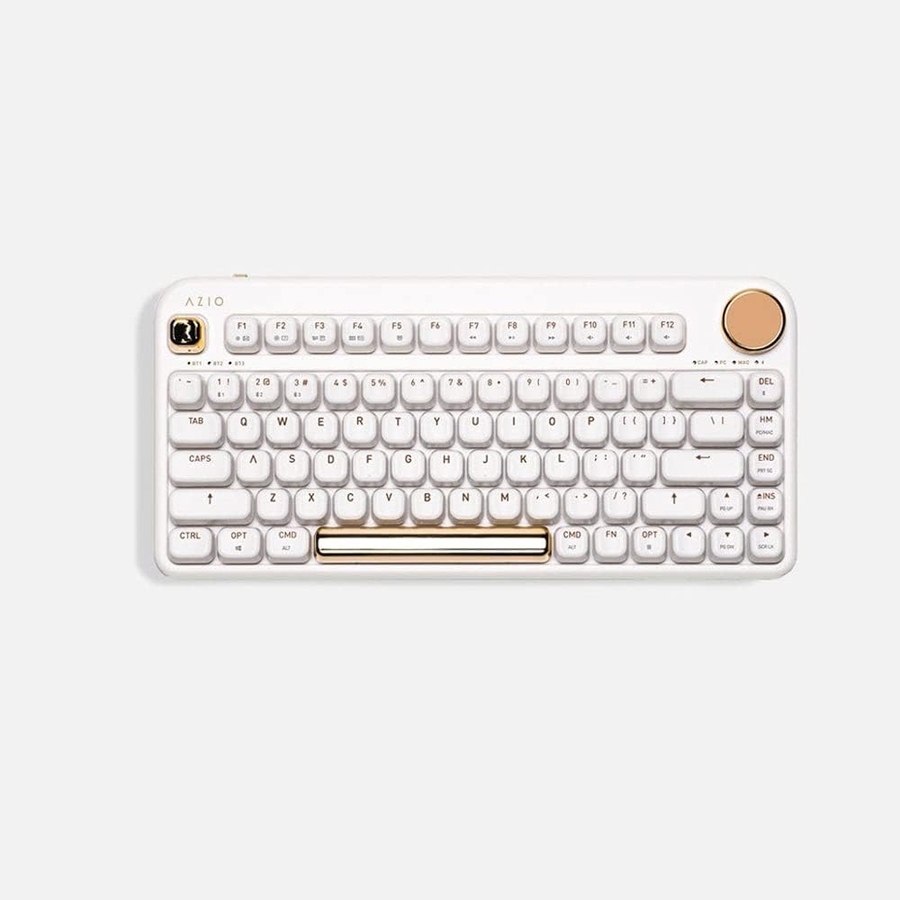 Azio IZO Teclado mecánico inalámbrico BT5\/USB para PC y Mac, color...
