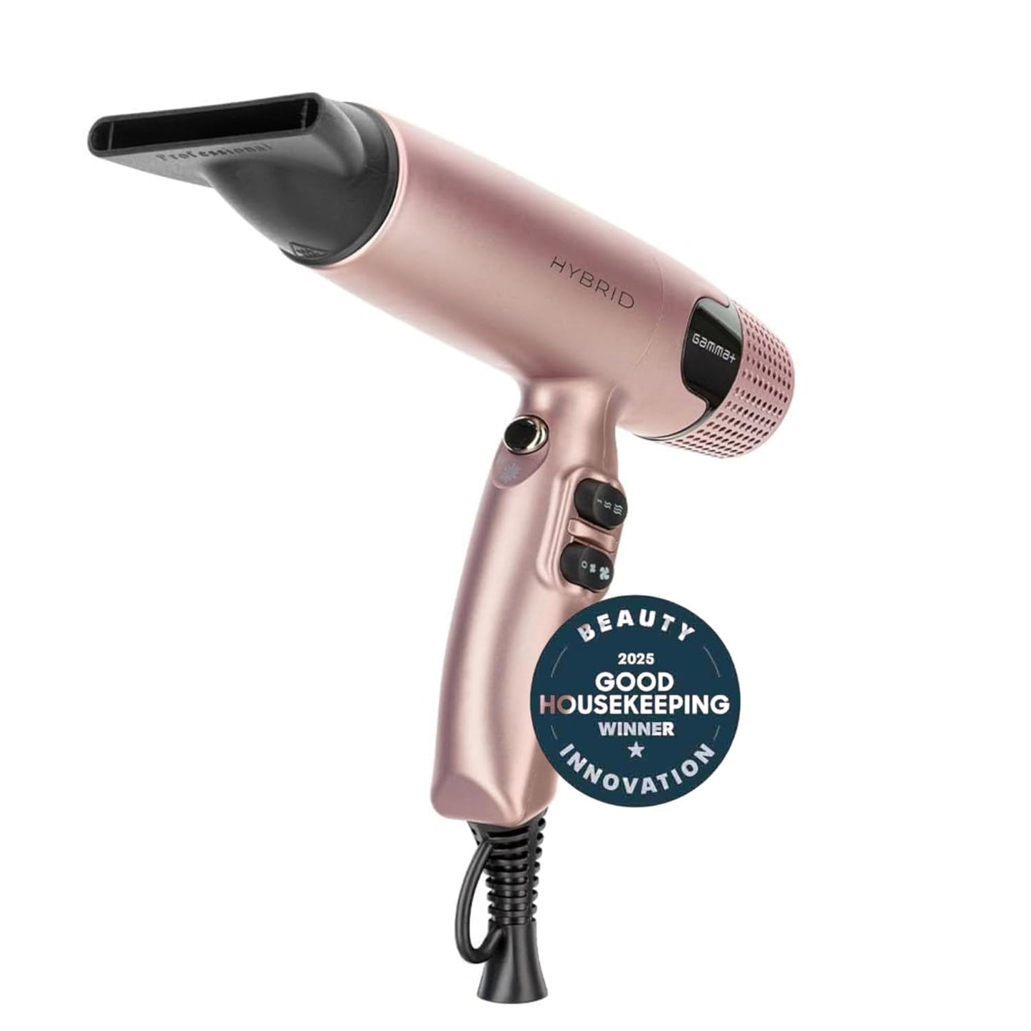 GAMMA+ Secador de pelo profesional X-Hybrid ligero, tecnología ióni...