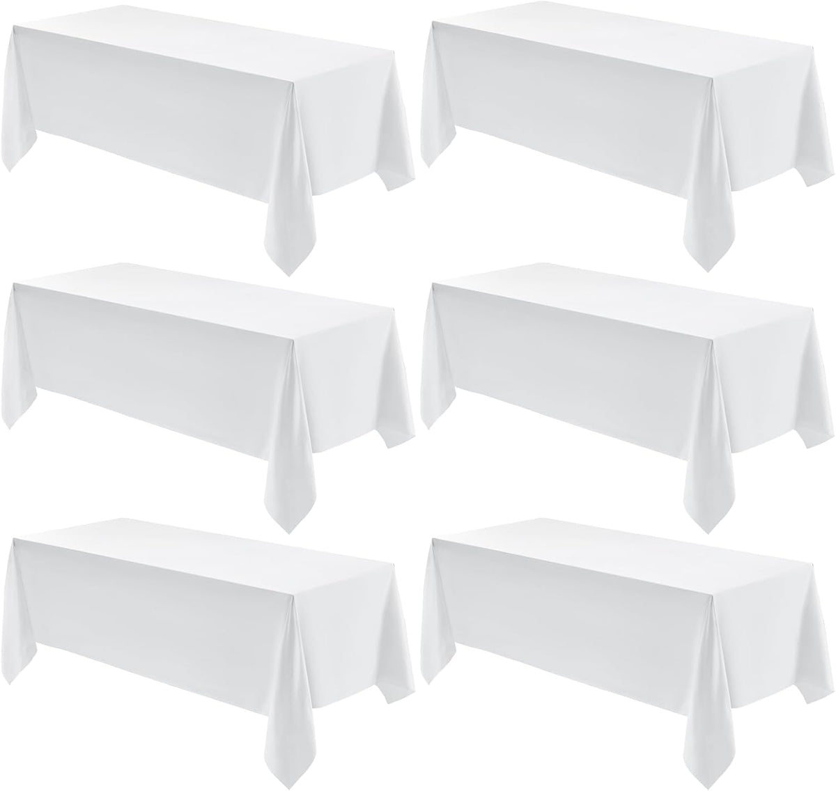 VidaFete Mantel rectangular de poliéster reutilizable de 60 x 102 p...