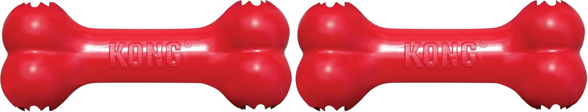 KONG Goodie Bone - Hueso clásico de goma natural duradera para perr...