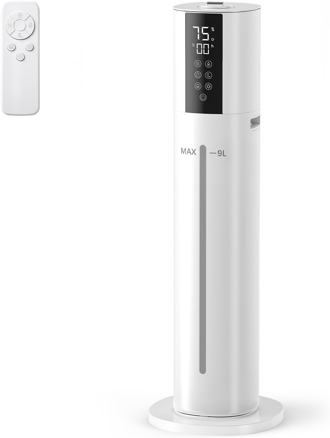 Electactic Humidificador ultrasónico de 9L, niebla fría y cálida, c...