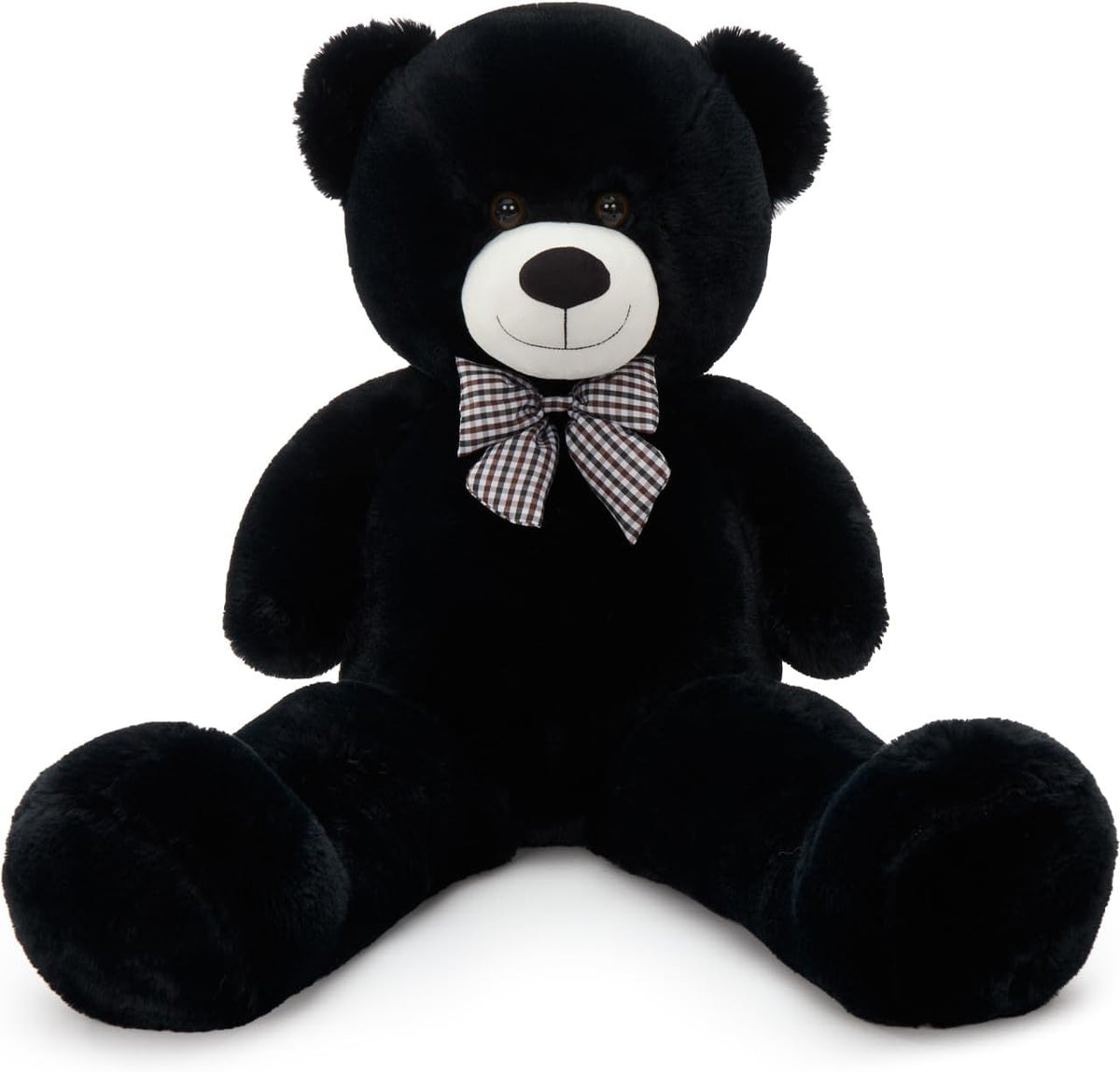 MaoGoLan Oso de peluche negro de 39 pulgadas, regalo de felpa espon...
