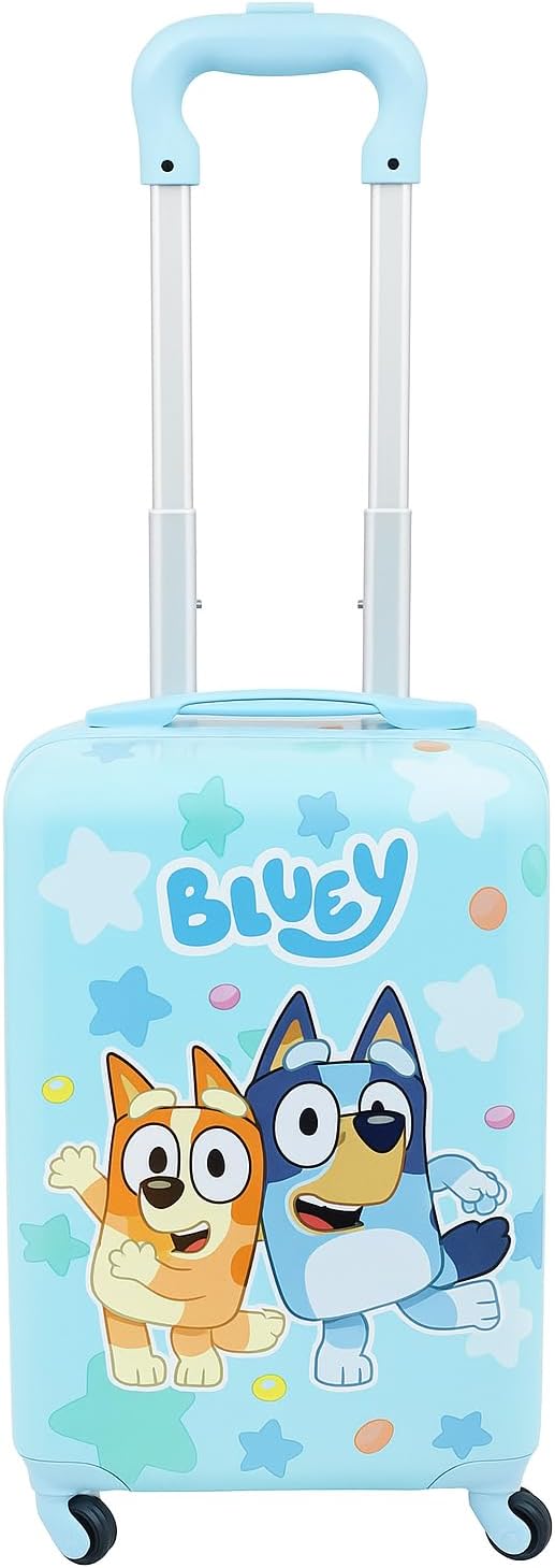 Fast Forward Bluey - Maleta rígida de 20 pulgadas, bonita y durader...