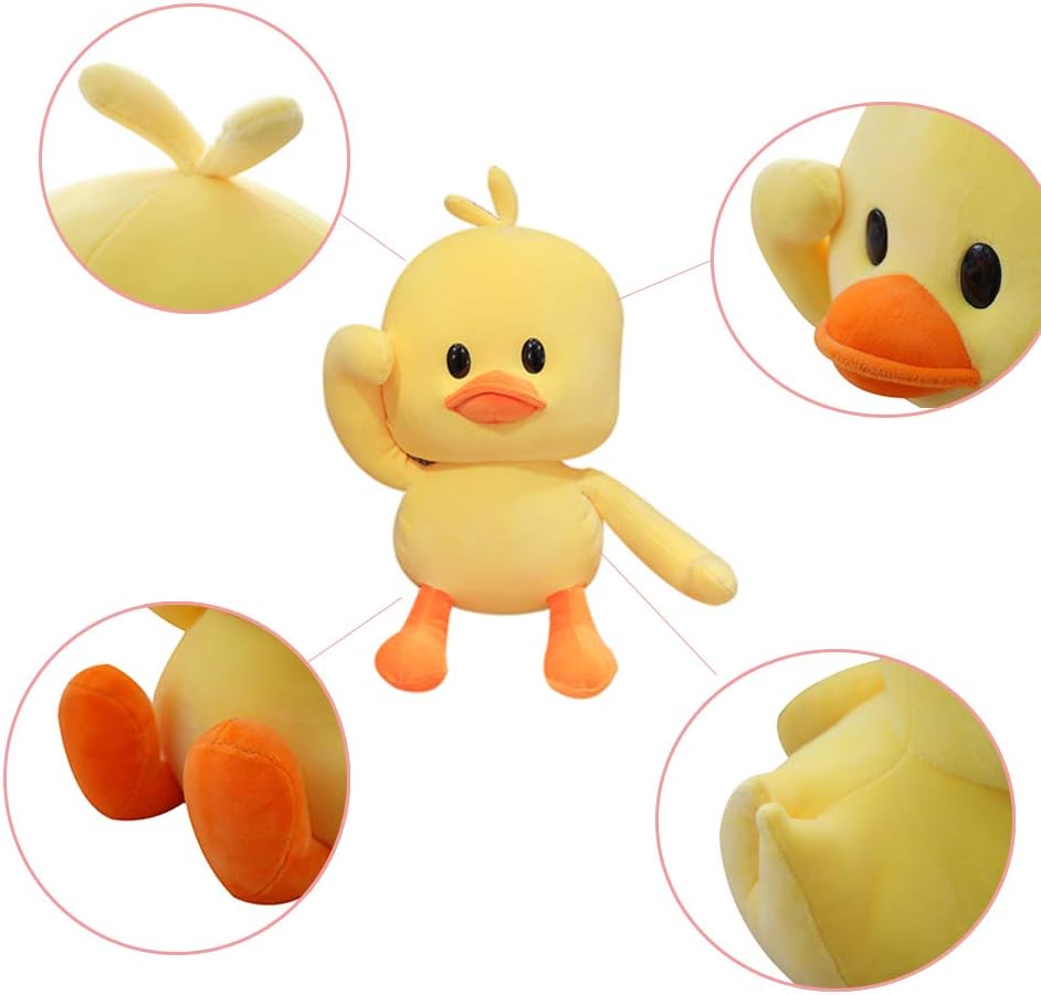 AIXINI Pato de peluche de 19.6 pulgadas, juguetes suaves de patito...