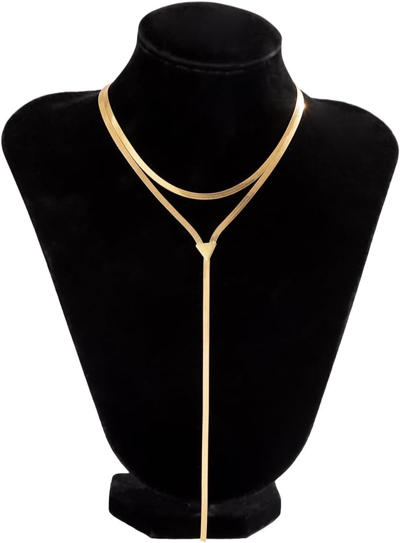 Gargantilla gruesa de oro para mujer, collar de declaración platead...