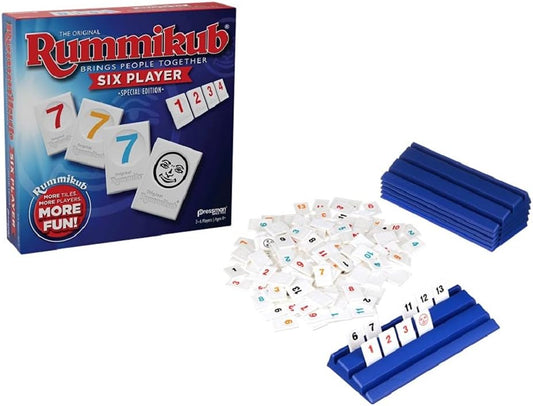 Rummikub Edición para seis jugadores, el clásico juego de fichas Ru...