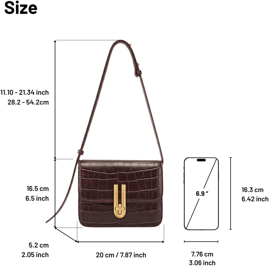 JW PEI Bolso de hombro Evania Lock Pebbled para mujer
