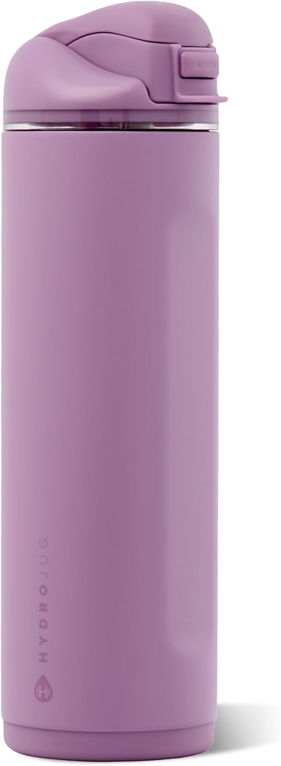 HydroJug Ease2o - Botella de agua con tapa para popote y bebida, ac...