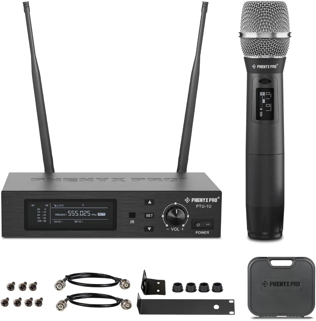 Sistema de micrófono inalámbrico Phenyx Pro True Diversity con 1000...