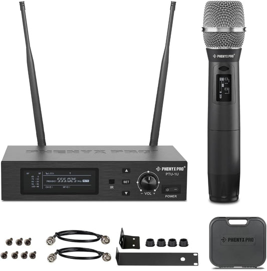 Sistema de micrófono inalámbrico Phenyx Pro True Diversity con 1000...