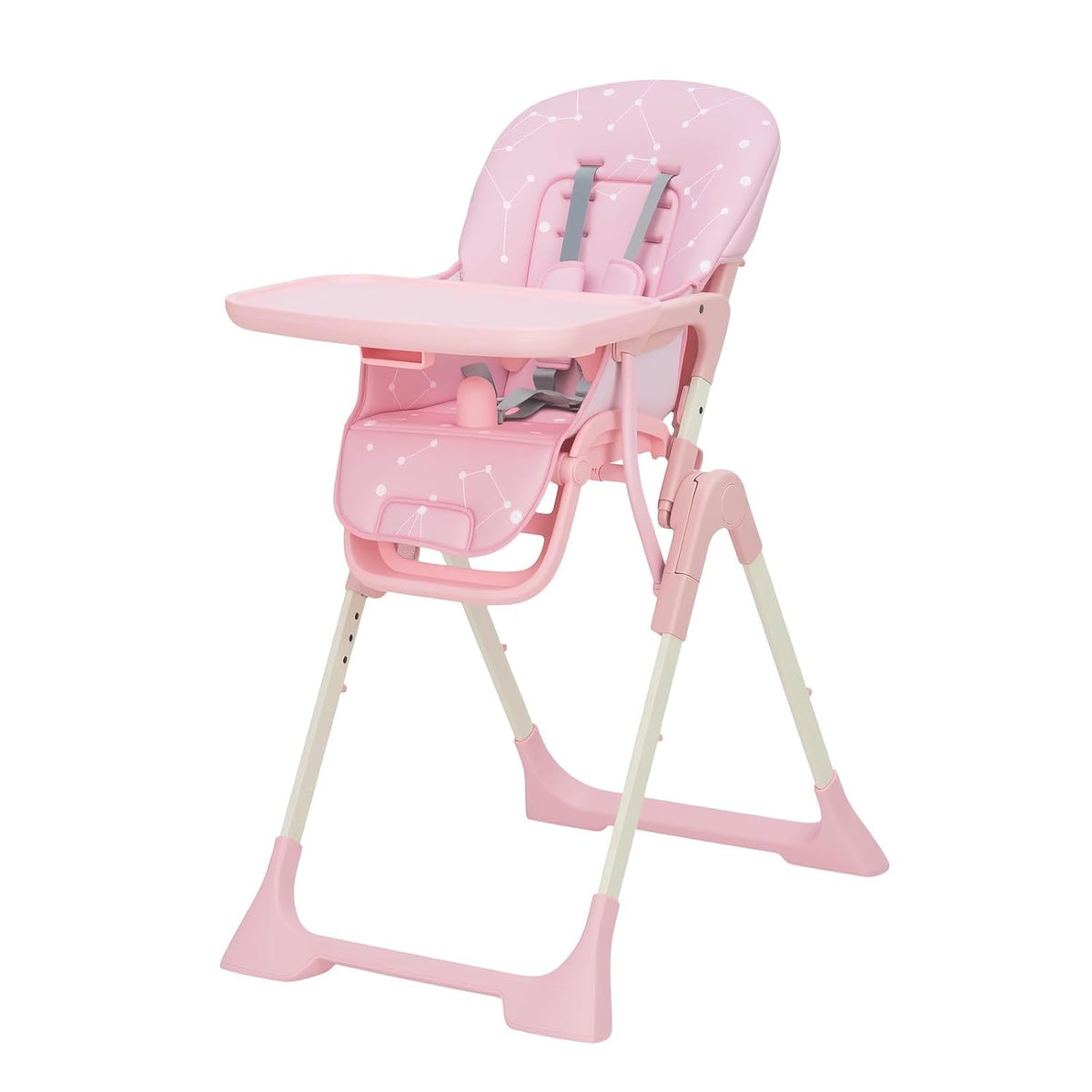 Silla alta para bebé, sillas de alimentación plegables para bebés y...