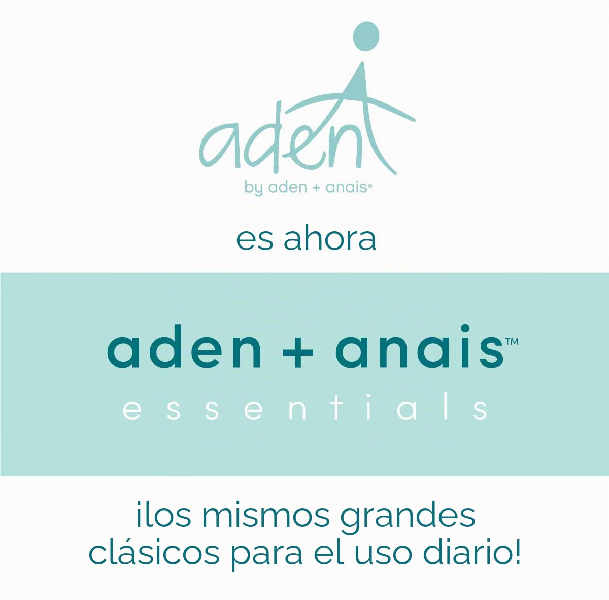 aden + anais Essentials - Mantas de muselina para envolver para beb...