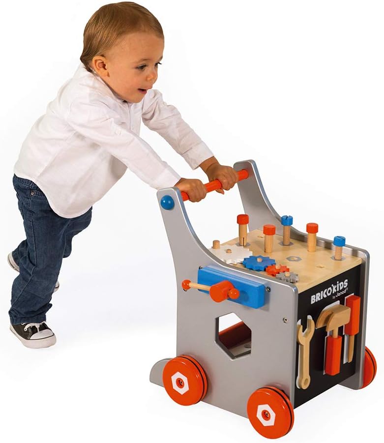 Janod Carro magnético para bricolaje, 26 accesorios, a partir de 18...